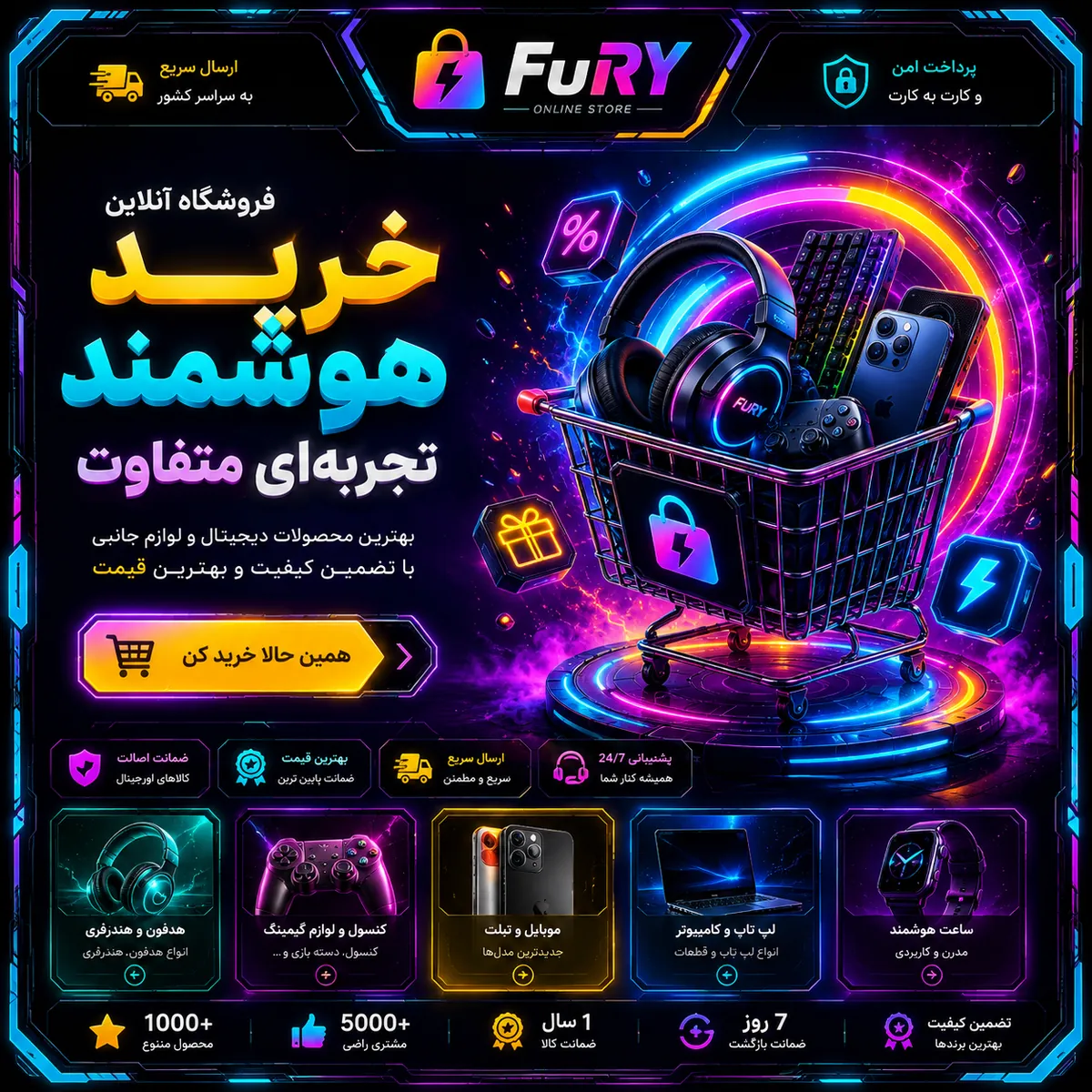 پلتفرم فروشگاهی | پنل مدیریت و سیستم فروش